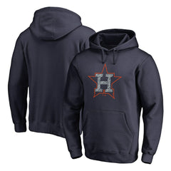 Houston Astros Static Logo Pullover Hoodie Navy