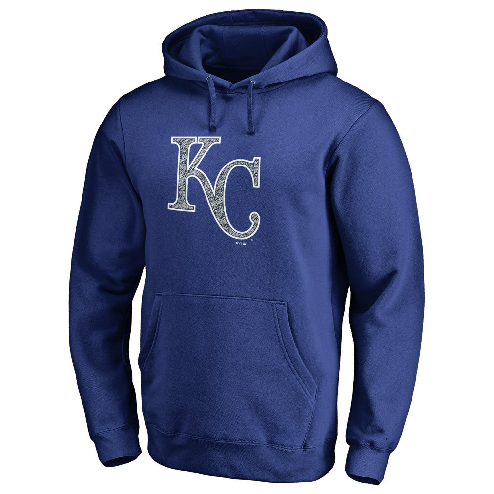 Kansas City Royals Static Logo Pullover Hoodie Royal
