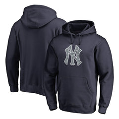 New York Yankees Static Logo Pullover Hoodie Navy