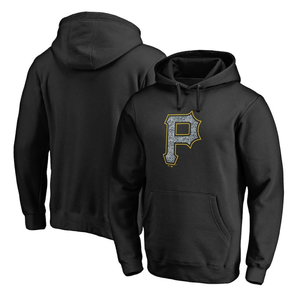 Pittsburgh Pirates Static Logo Pullover Hoodie Black