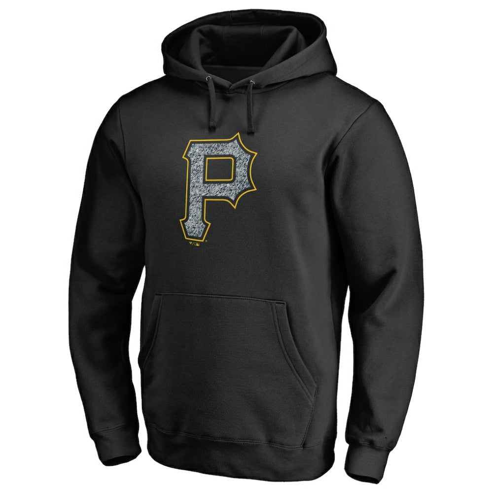 Pittsburgh Pirates Static Logo Pullover Hoodie Black