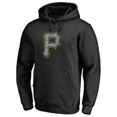 Pittsburgh Pirates Static Logo Pullover Hoodie Black