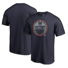 Edmonton Oilers Static Logo T-Shirt Navy