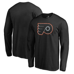 Philadelphia Flyers Static Logo Long Sleeve T-Shirt Black