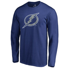 Tampa Bay Lightning Static Logo Long Sleeve T-Shirt Blue