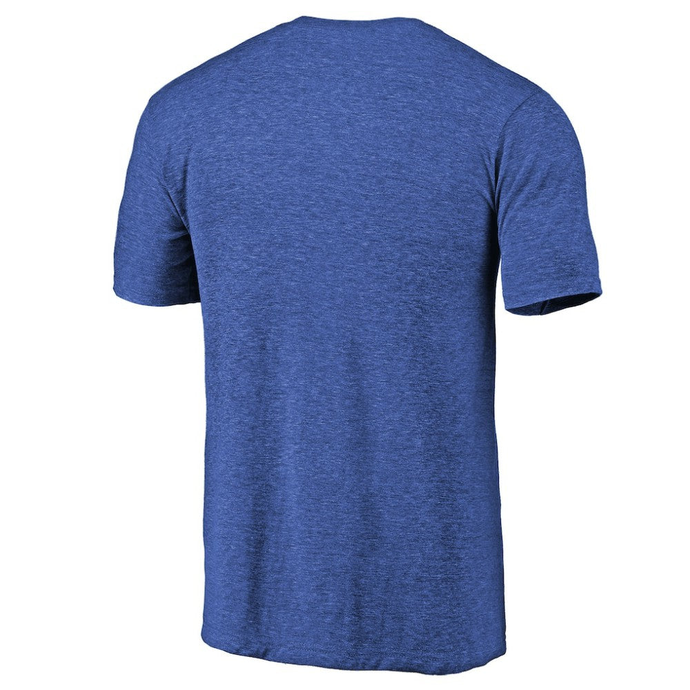 Buffalo Sabres Throwback Vintage Logo Tri-Blend T-Shirt Royal