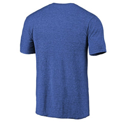 Buffalo Sabres Throwback Vintage Logo Tri-Blend T-Shirt Royal