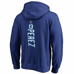 Salvador Perez Kansas City Royals Backer Pullover Hoodie Royal