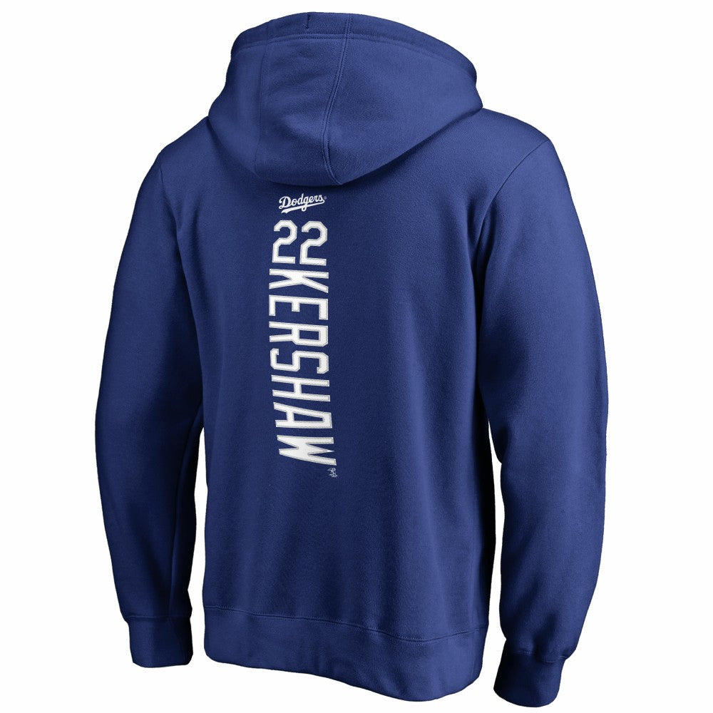 Clayton Kershaw Los Angeles Dodgers Backer Pullover Hoodie Royal