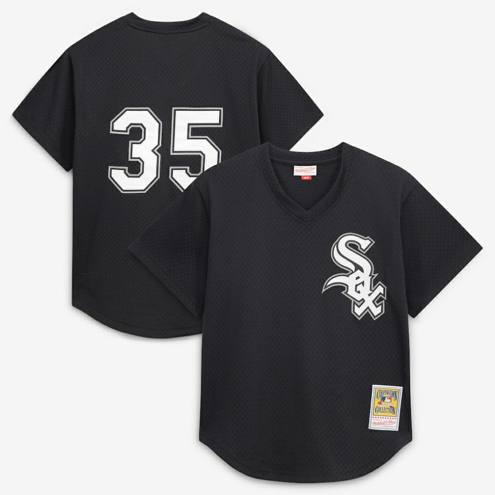 Frank Thomas Chicago White Sox Authentic Batting Practice Jersey Black | Mitchell & Ness