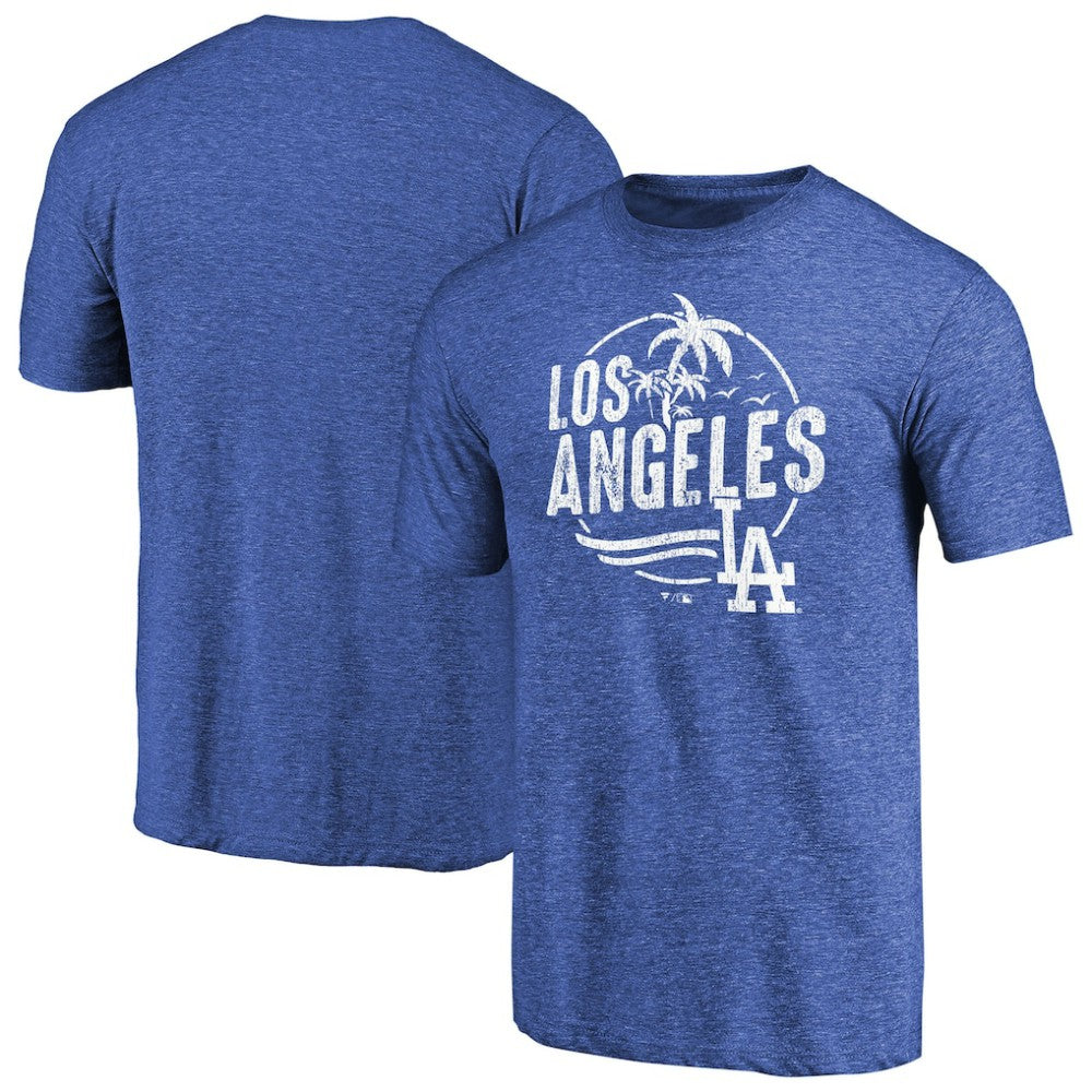 Los Angeles Dodgers Hometown Collection LA Palms Tri-Blend T-Shirt Royal