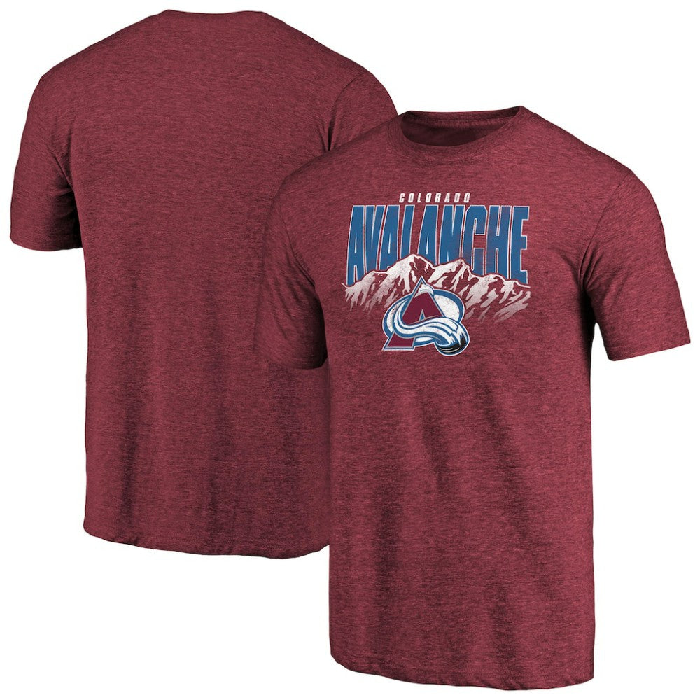 Colorado Avalanche Hometown Collection Tri-Blend T-Shirt Burgundy