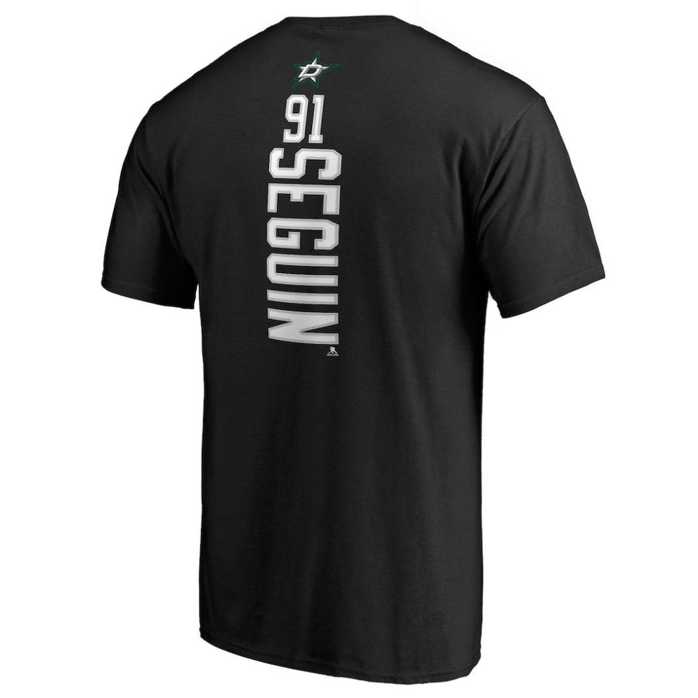 Tyler Seguin Dallas Stars Backer Name & Number T-Shirt Black