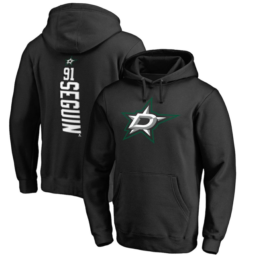 Tyler Seguin Dallas Stars Backer Name & Number Pullover Hoodie Black
