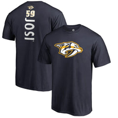 Roman Josi Nashville Predators Backer Name & Number T-Shirt Navy