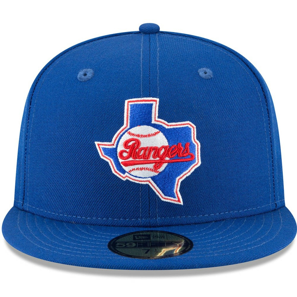 Texas Rangers Cooperstown Collection Wool 59FIFTY Fitted Hat Blue | New Era