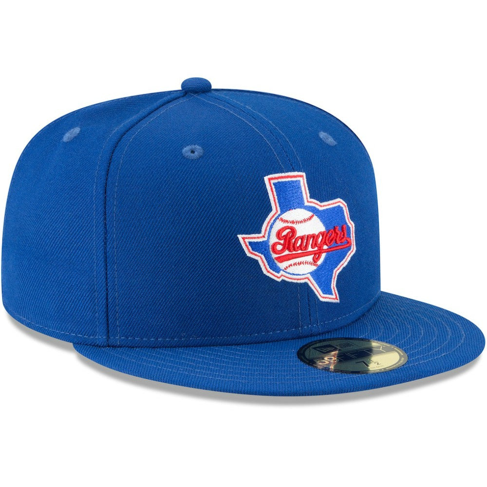 Texas Rangers Cooperstown Collection Wool 59FIFTY Fitted Hat Blue | New Era