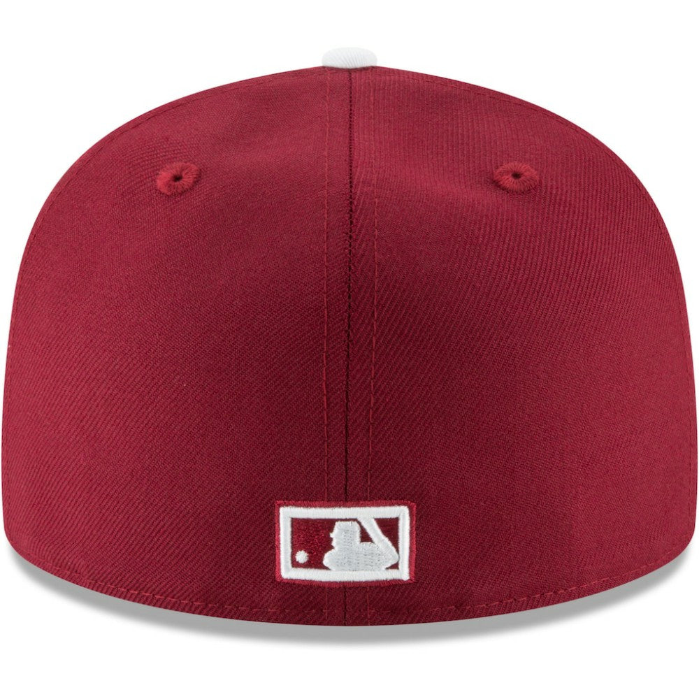 Philadelphia Phillies Cooperstown Collection Wool 59FIFTY Fitted Hat Maroon | New Era