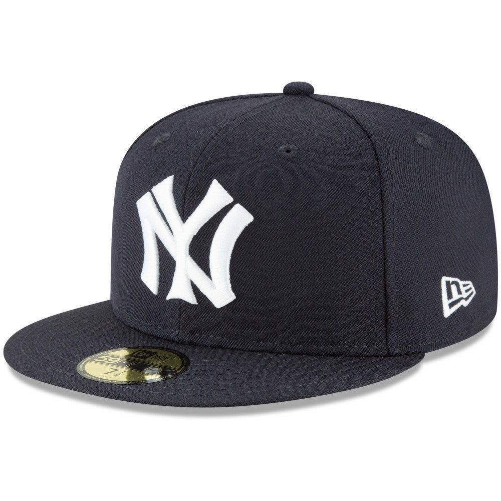 New York Yankees Cooperstown Collection Wool 59FIFTY Fitted Hat Navy | New Era