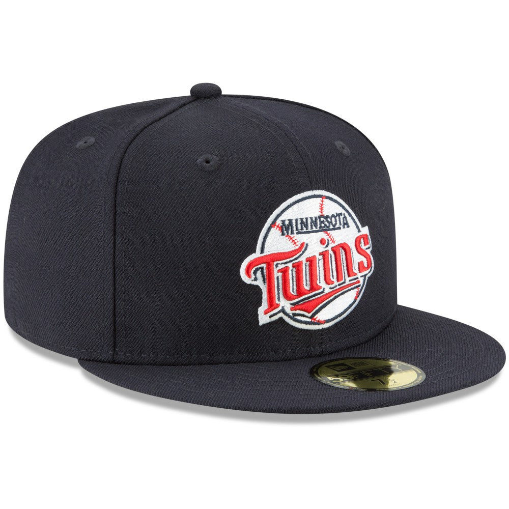 Minnesota Twins Cooperstown Collection Wool 59FIFTY Fitted Hat Navy | New Era