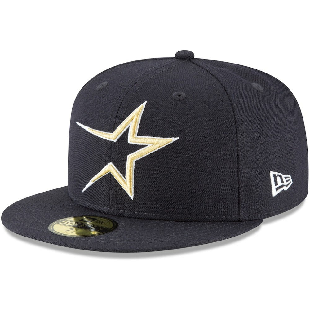 Houston Astros Cooperstown Collection Wool 59FIFTY Fitted Hat Navy | New Era