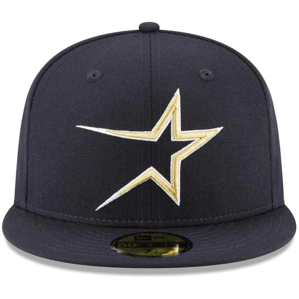 Houston Astros Cooperstown Collection Wool 59FIFTY Fitted Hat Navy | New Era