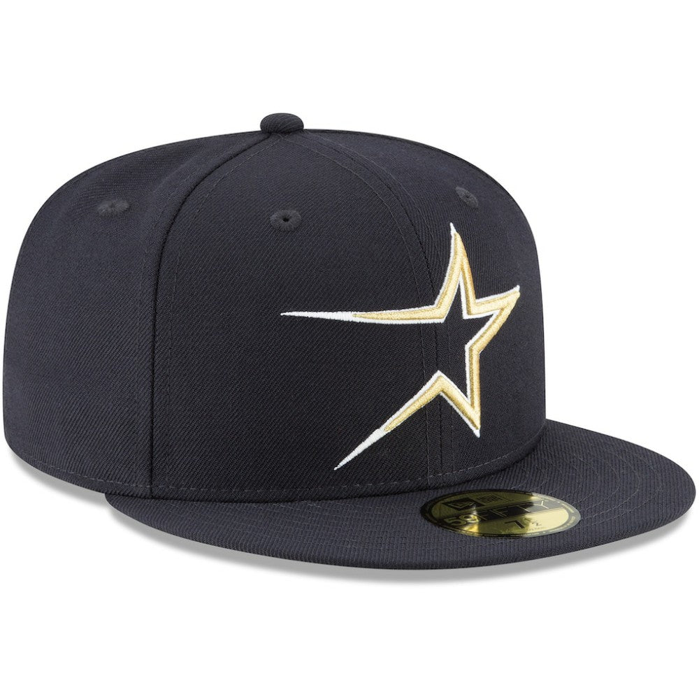 Houston Astros Cooperstown Collection Wool 59FIFTY Fitted Hat Navy | New Era