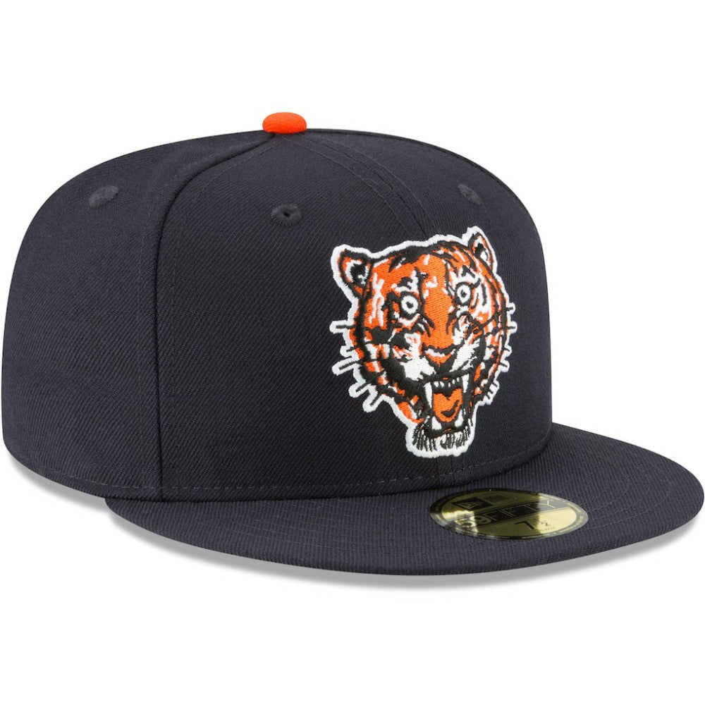 Detroit Tigers Cooperstown Collection Wool 59FIFTY Fitted Hat Navy | New Era