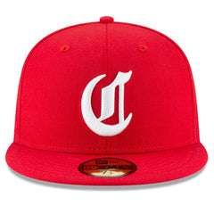 Cincinnati Reds Cooperstown Collection Wool 59FIFTY Fitted Hat Red | New Era