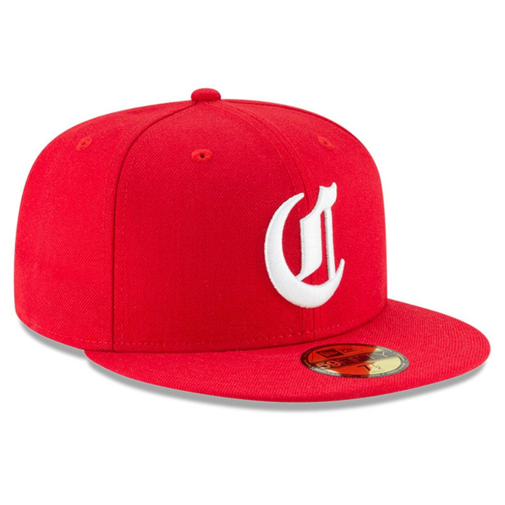 Cincinnati Reds Cooperstown Collection Wool 59FIFTY Fitted Hat Red | New Era