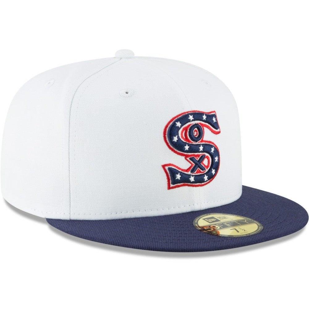 Chicago White Sox Cooperstown Collection Wool 59FIFTY Fitted Hat White | New Era
