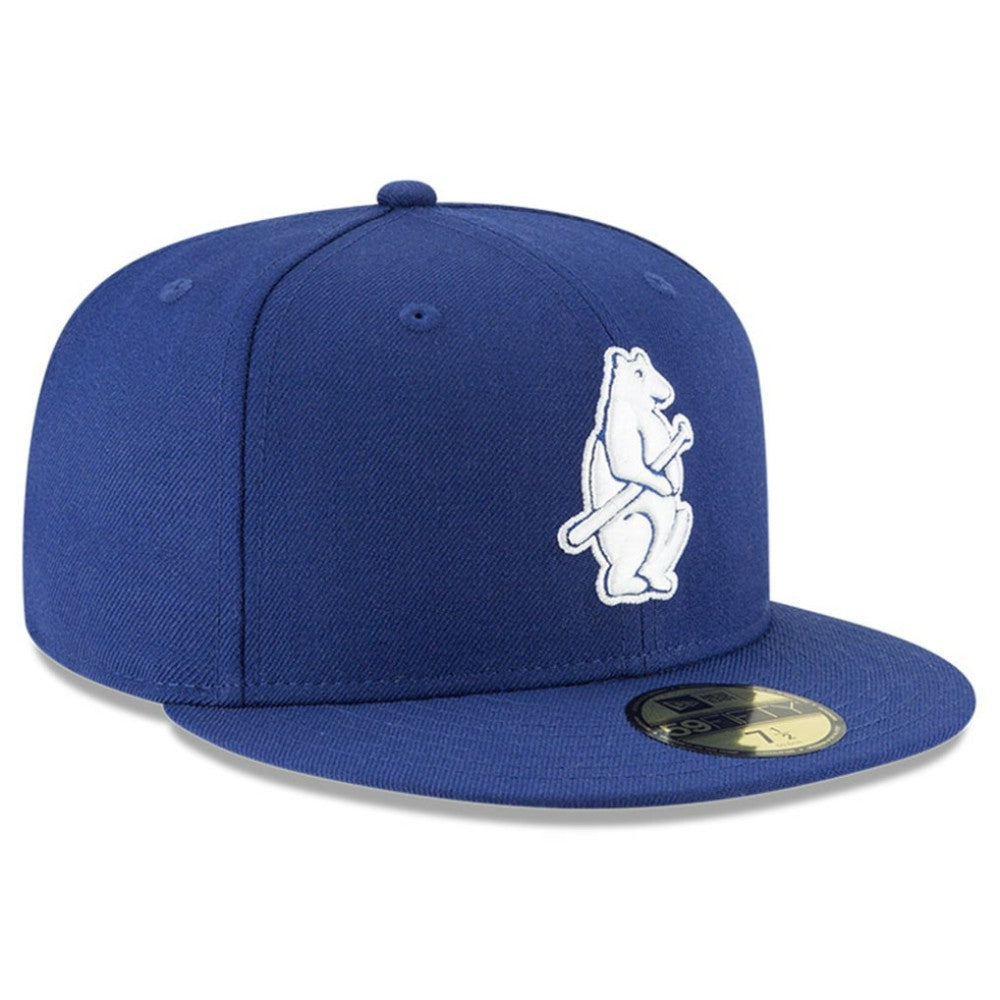 Chicago Cubs Cooperstown Collection Wool 59FIFTY Fitted Hat Royal | New Era