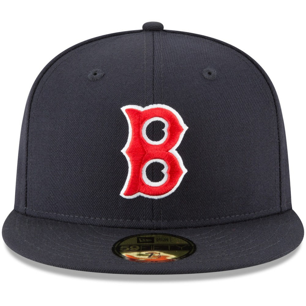 Boston Red Sox Cooperstown Collection Wool 59FIFTY Fitted Hat Navy | New Era