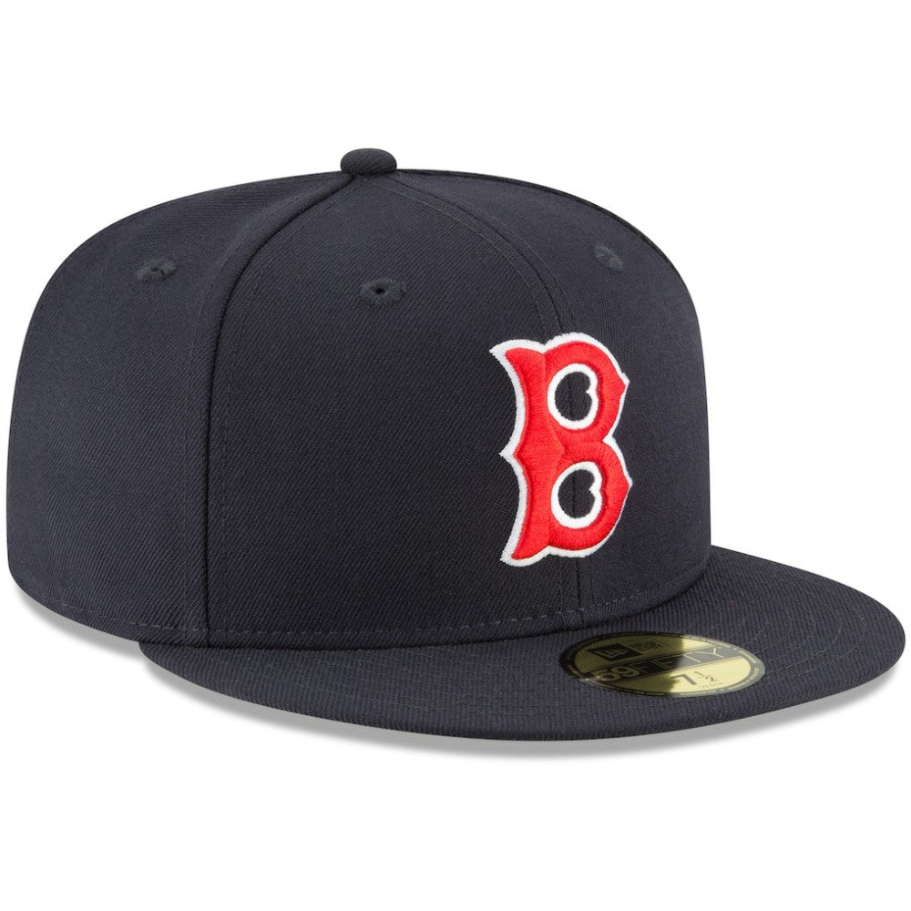 Boston Red Sox Cooperstown Collection Wool 59FIFTY Fitted Hat Navy | New Era