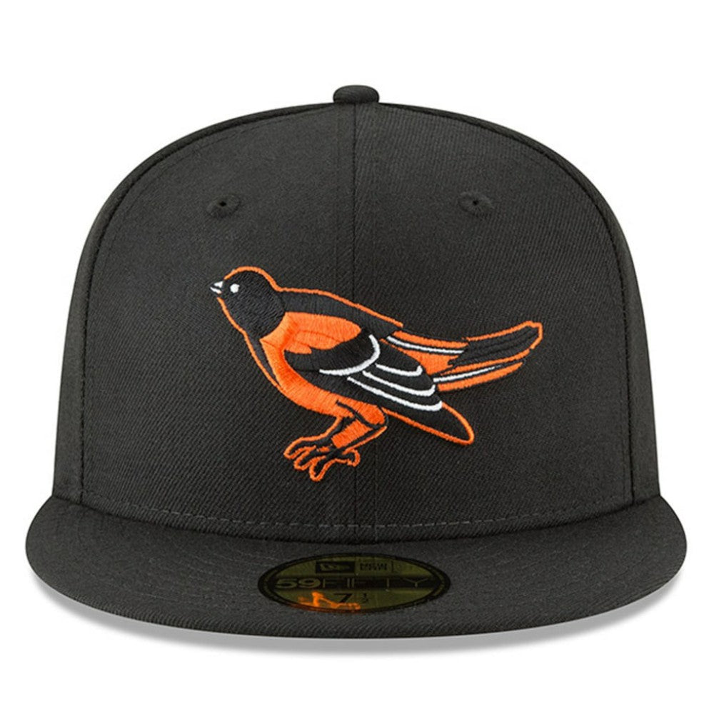 Baltimore Orioles Cooperstown Collection Wool 59FIFTY Fitted Hat Black | New Era