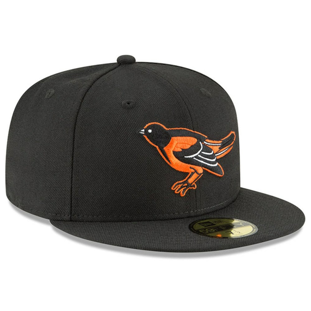 Baltimore Orioles Cooperstown Collection Wool 59FIFTY Fitted Hat Black | New Era