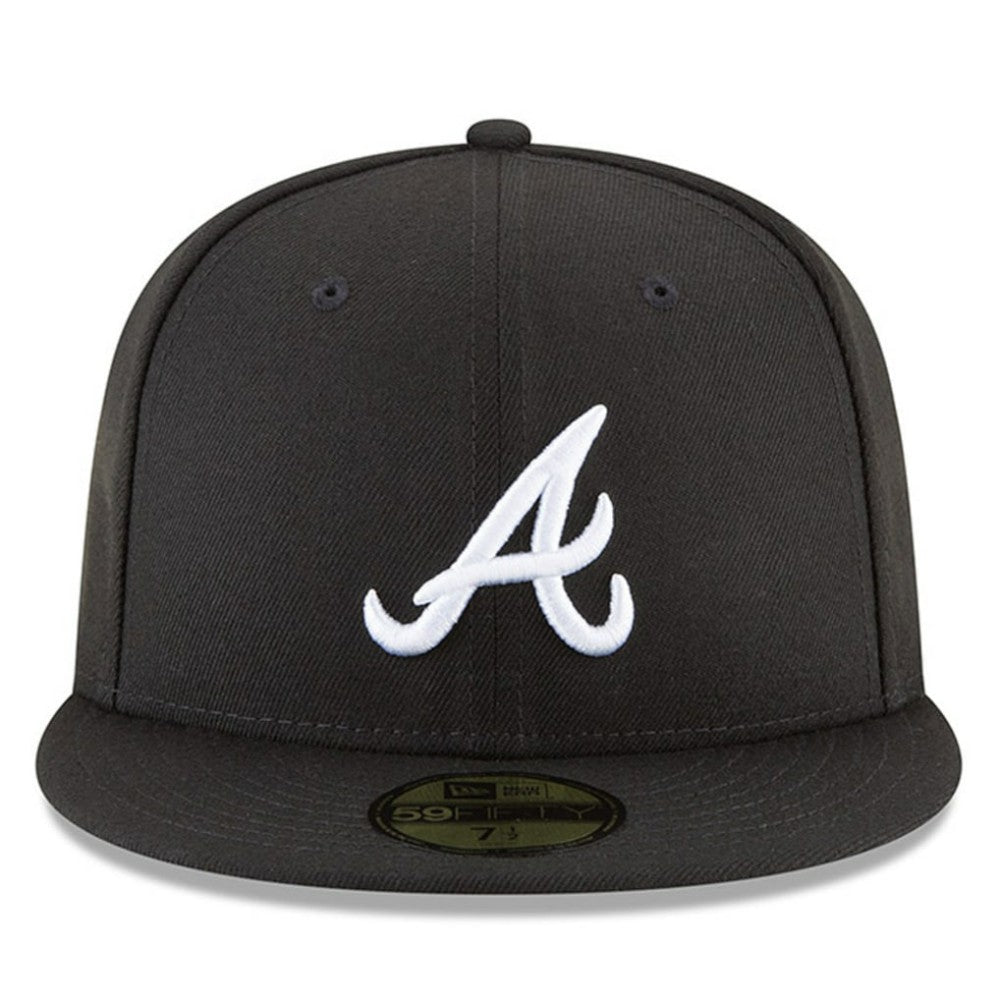 Atlanta Braves 59FIFTY Fitted Hat Black | New Era