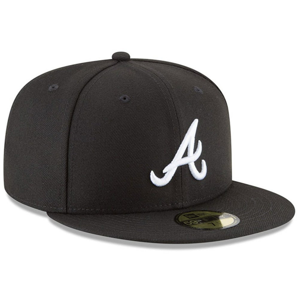 Atlanta Braves 59FIFTY Fitted Hat Black | New Era