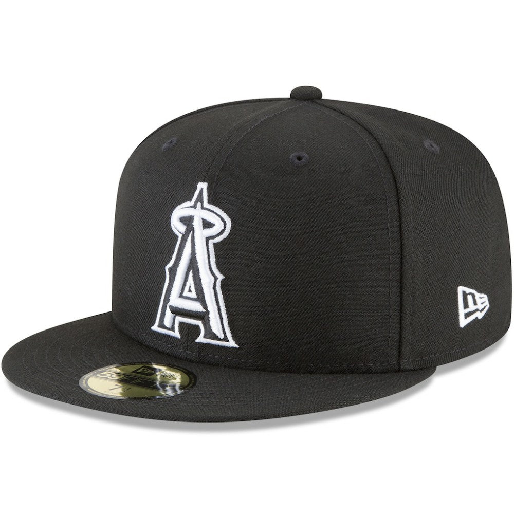 Los Angeles Angels 59FIFTY Fitted Hat Black | New Era