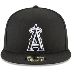 Los Angeles Angels 59FIFTY Fitted Hat Black | New Era