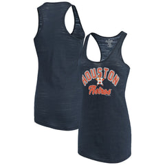 Houston Astros Soft as a Grape Women's Multicount Racerback Tank Top Navy