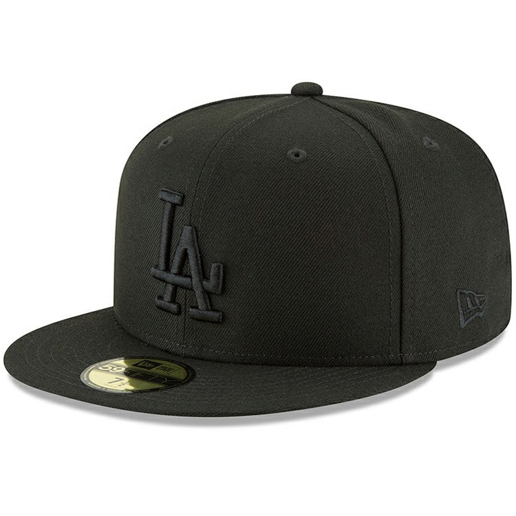 Los Angeles Dodgers Primary Logo Basic 59FIFTY Fitted Hat Black | New Era