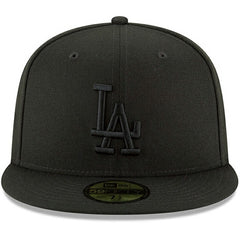 Los Angeles Dodgers Primary Logo Basic 59FIFTY Fitted Hat Black | New Era