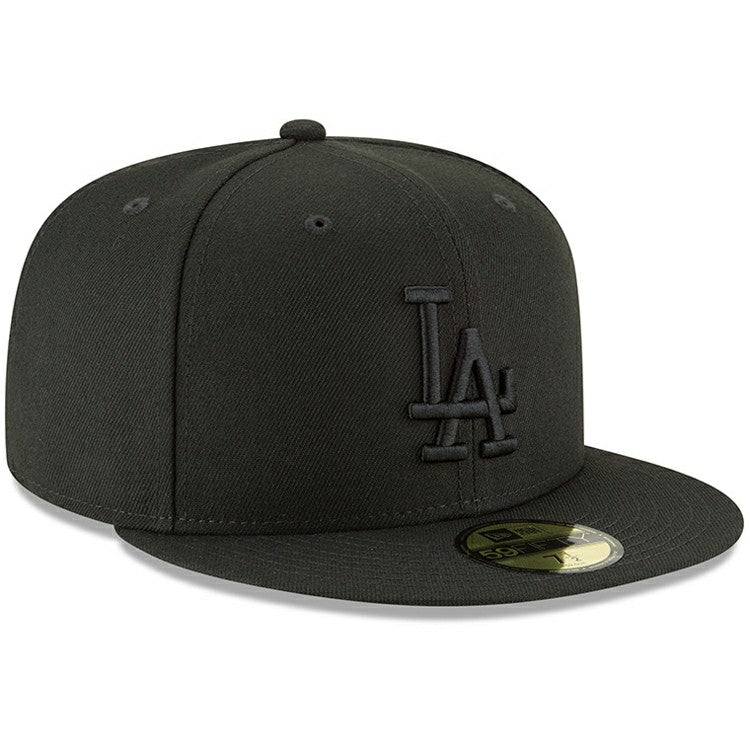 Los Angeles Dodgers Primary Logo Basic 59FIFTY Fitted Hat Black | New Era