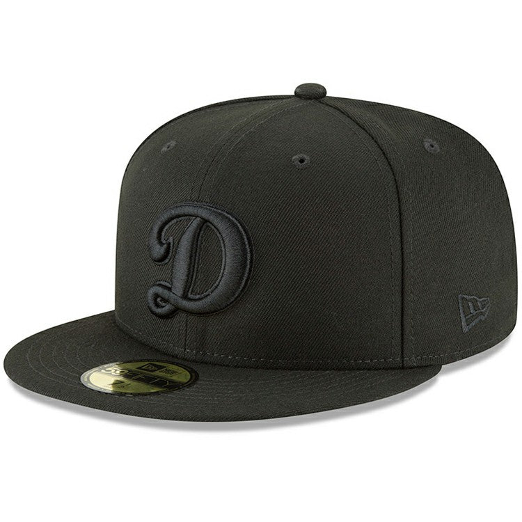Los Angeles Dodgers Secondary Logo Basic 59FIFTY Fitted Hat Black | New Era