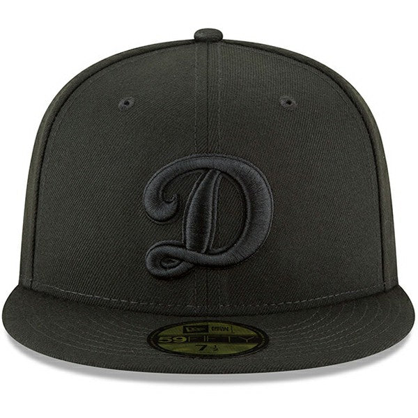 Los Angeles Dodgers Secondary Logo Basic 59FIFTY Fitted Hat Black | New Era