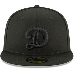 Los Angeles Dodgers Secondary Logo Basic 59FIFTY Fitted Hat Black | New Era