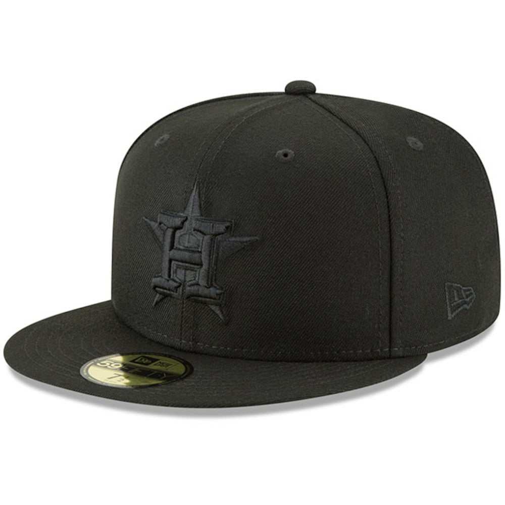 Houston Astros Primary Logo Basic 59FIFTY Fitted Hat Black | New Era