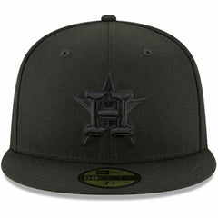 Houston Astros Primary Logo Basic 59FIFTY Fitted Hat Black | New Era