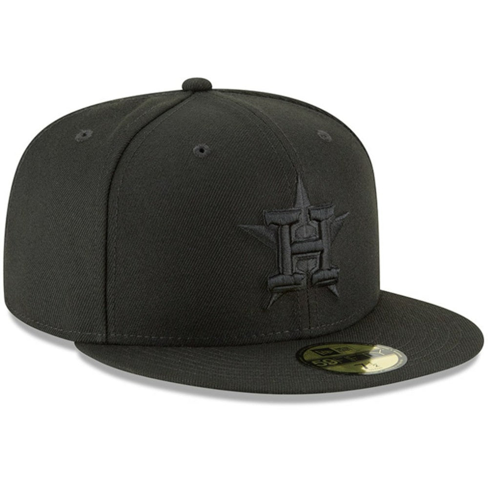 Houston Astros Primary Logo Basic 59FIFTY Fitted Hat Black | New Era